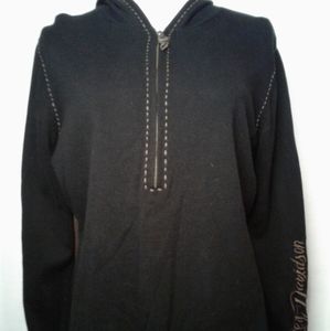 Harley Davidson quarter zip sweater